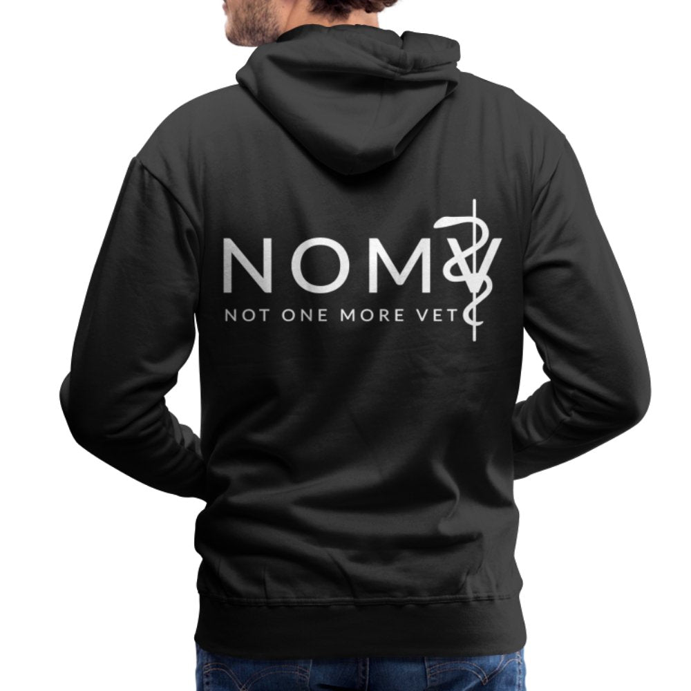 NOMV Cat Pulse Men’s Premium Hoodie-NOMV-I love Veterinary