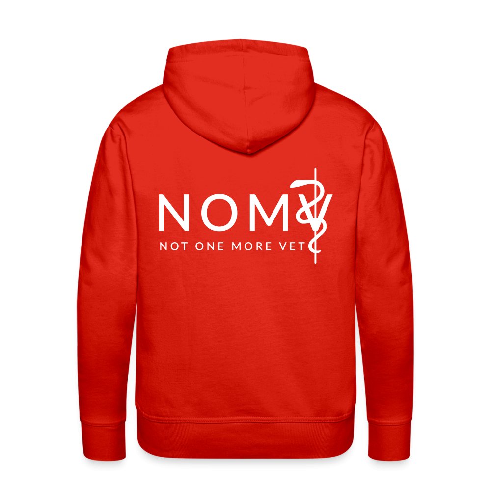 NOMV Cat Pulse Men’s Premium Hoodie-NOMV-I love Veterinary