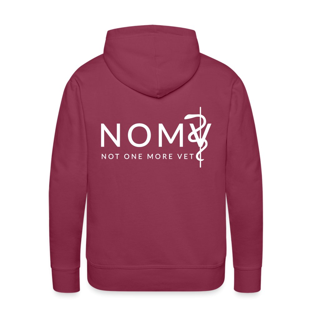 NOMV Cat Pulse Men’s Premium Hoodie-NOMV-I love Veterinary