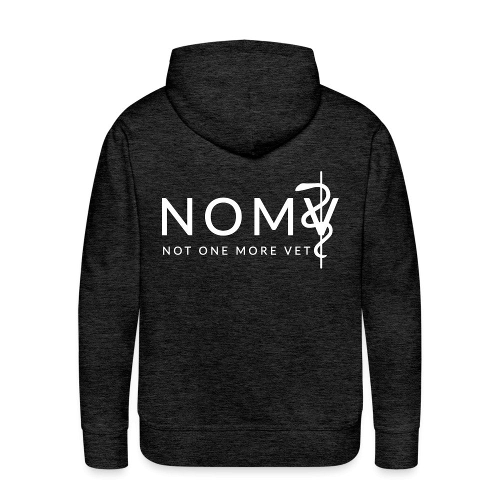 NOMV Cat Pulse Men’s Premium Hoodie-NOMV-I love Veterinary