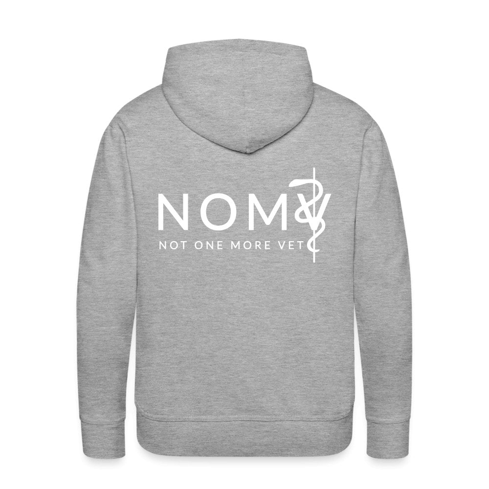 NOMV Cat Pulse Men’s Premium Hoodie-NOMV-I love Veterinary