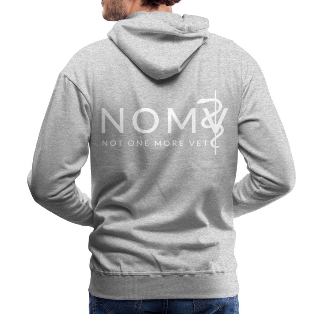 NOMV Cat Pulse Men’s Premium Hoodie-NOMV-I love Veterinary