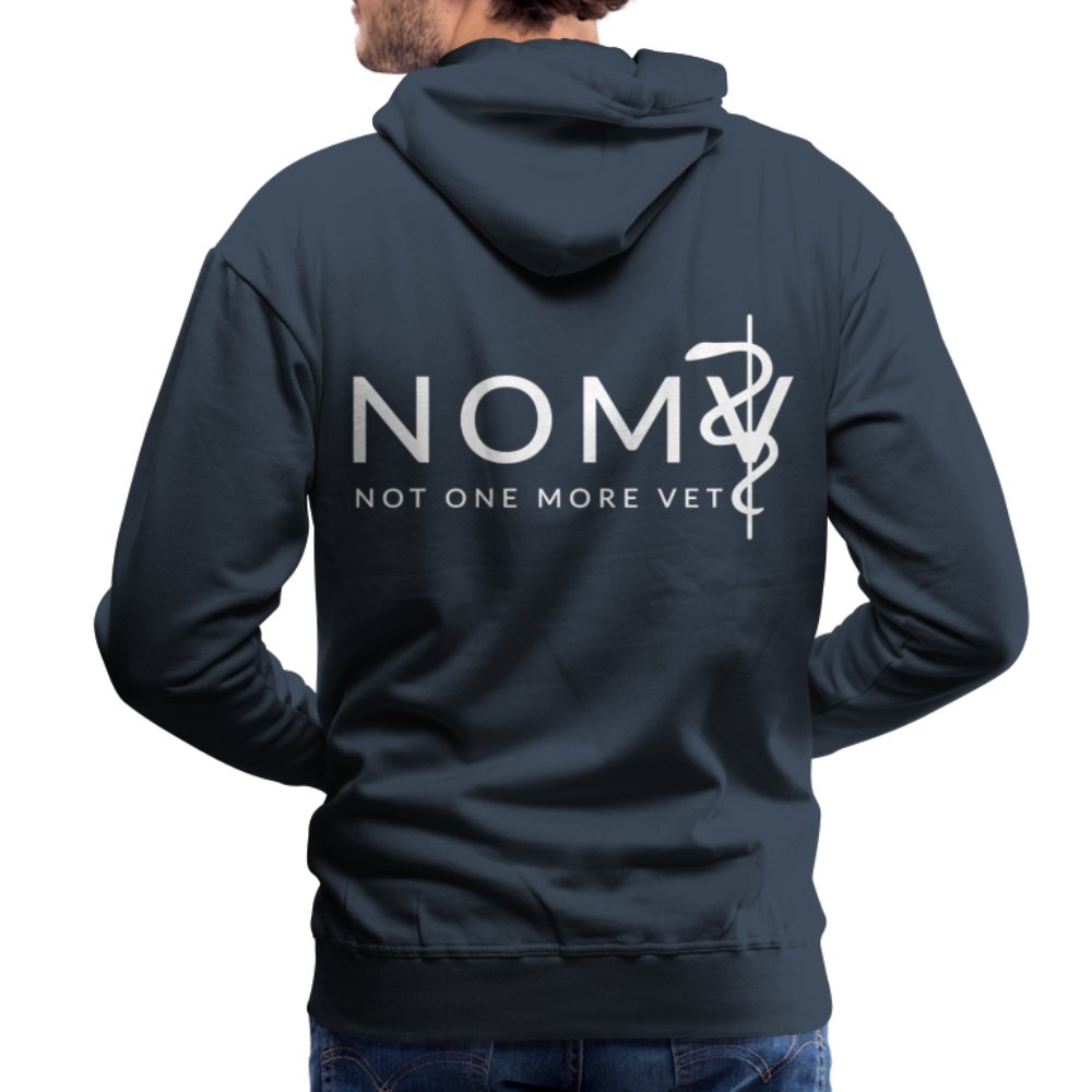 NOMV Cat Pulse Men’s Premium Hoodie-NOMV-I love Veterinary