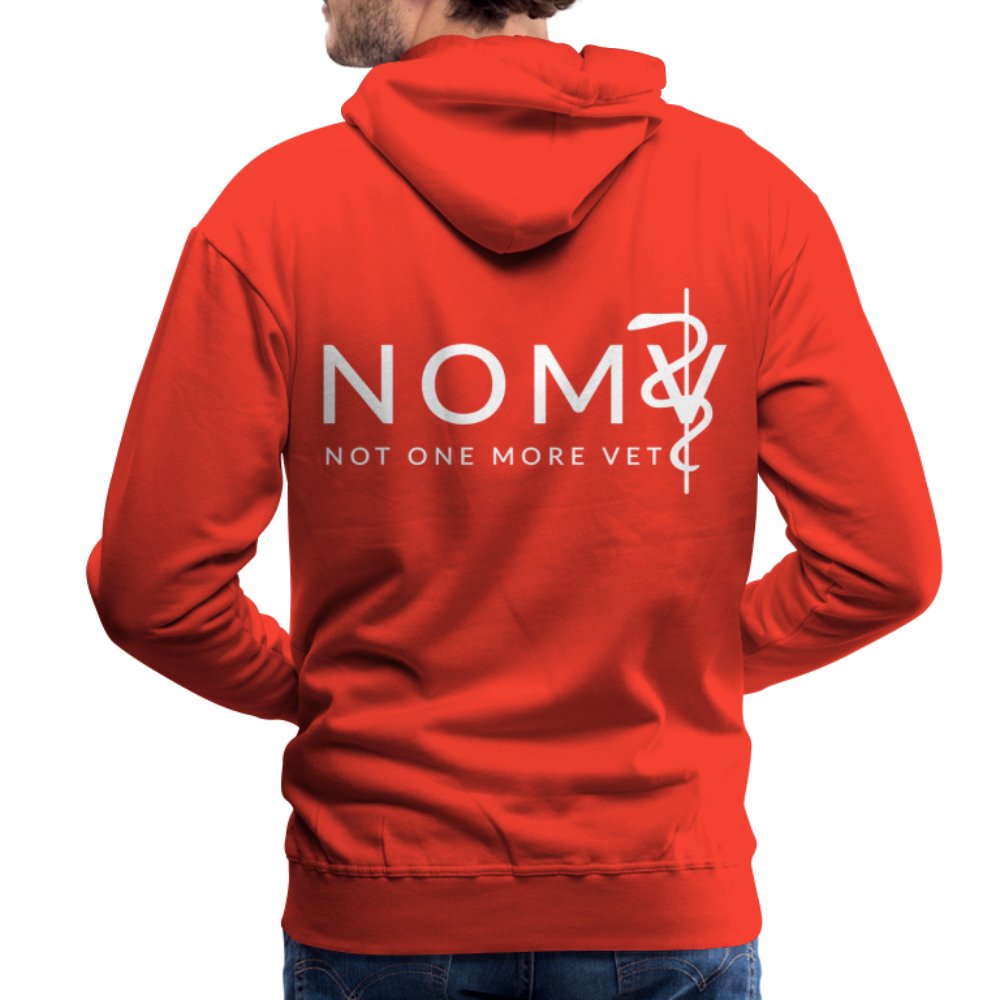 NOMV Cat Pulse Men’s Premium Hoodie-NOMV-I love Veterinary