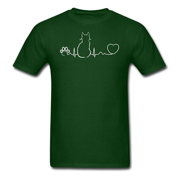 NOMV Cat Pulse Unisex T-Shirt-NOMV-I love Veterinary