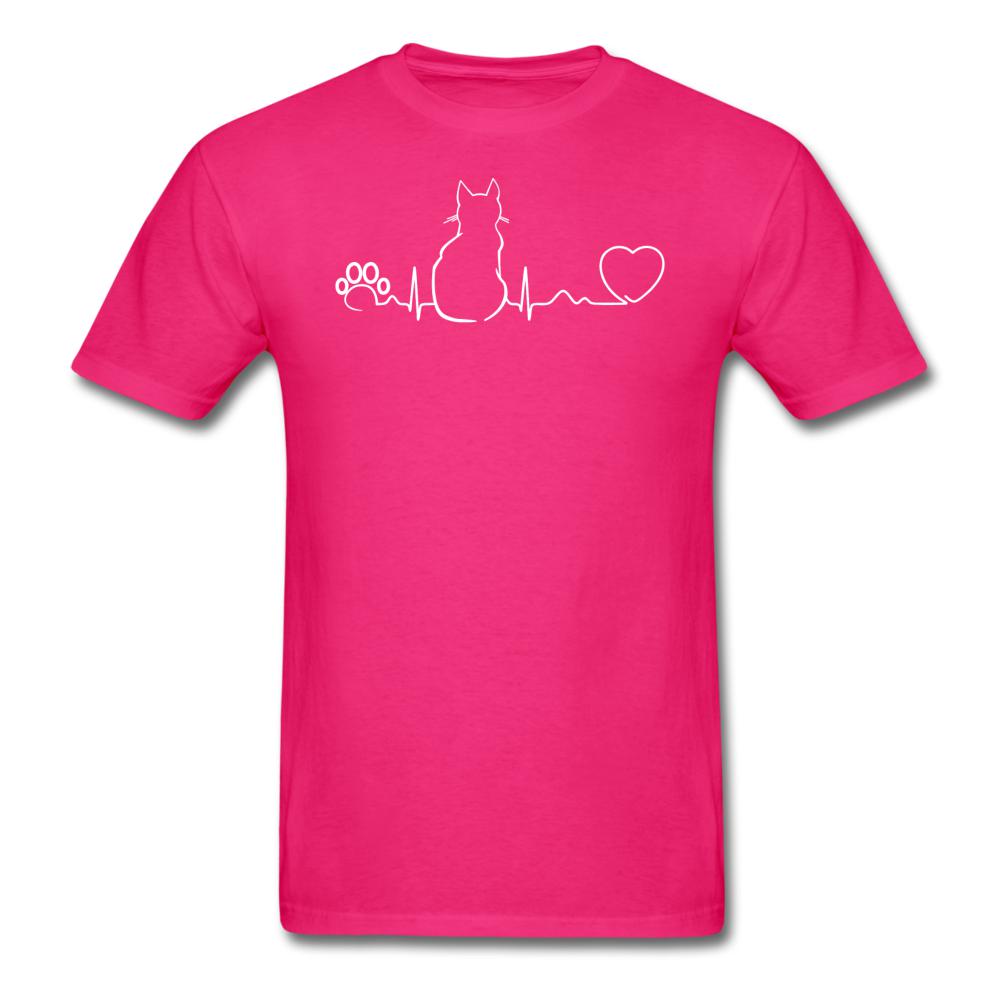 NOMV Cat Pulse Unisex T-Shirt-NOMV-I love Veterinary