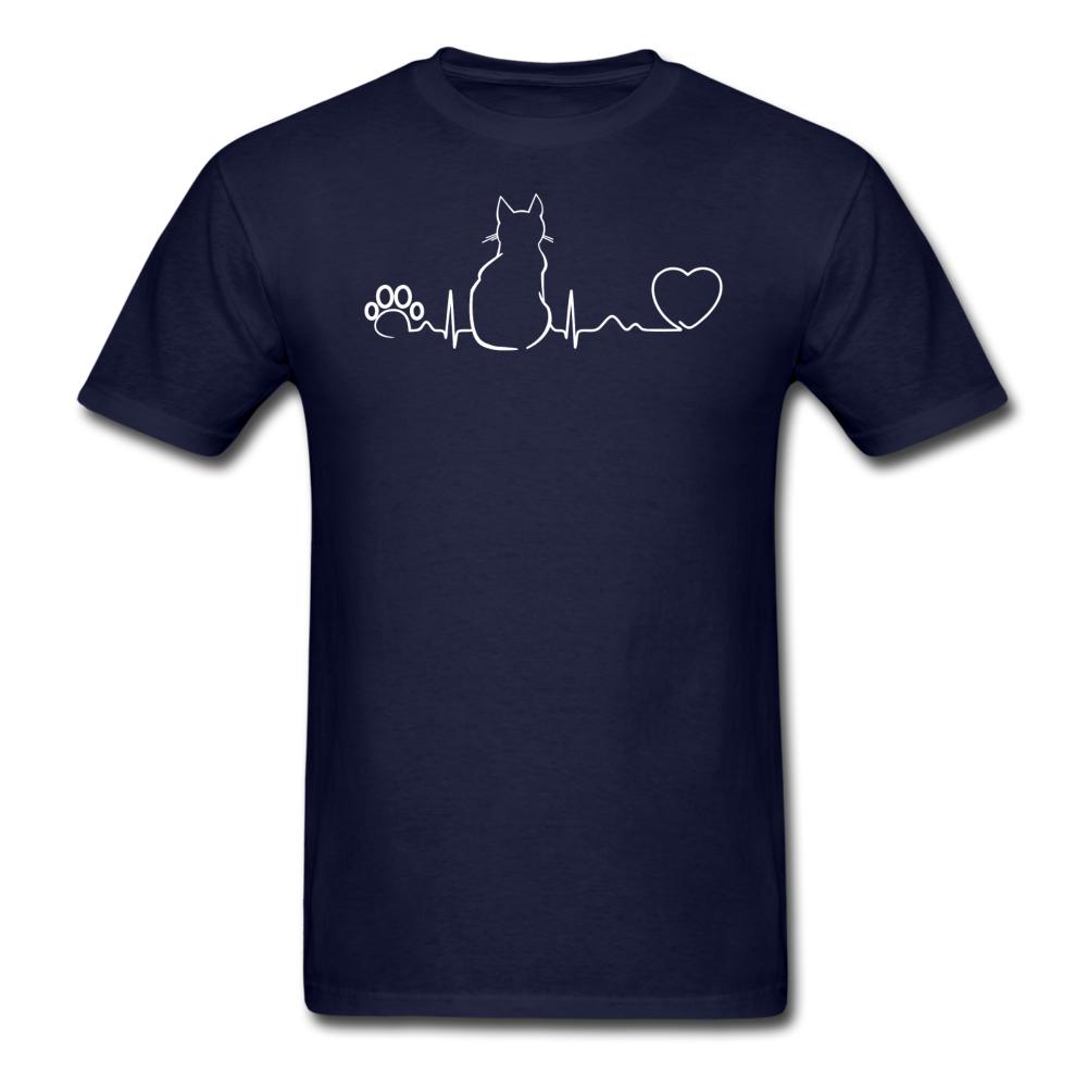 NOMV Cat Pulse Unisex T-Shirt-NOMV-I love Veterinary