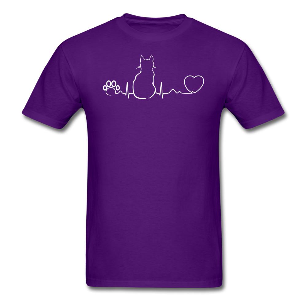 NOMV Cat Pulse Unisex T-Shirt-NOMV-I love Veterinary