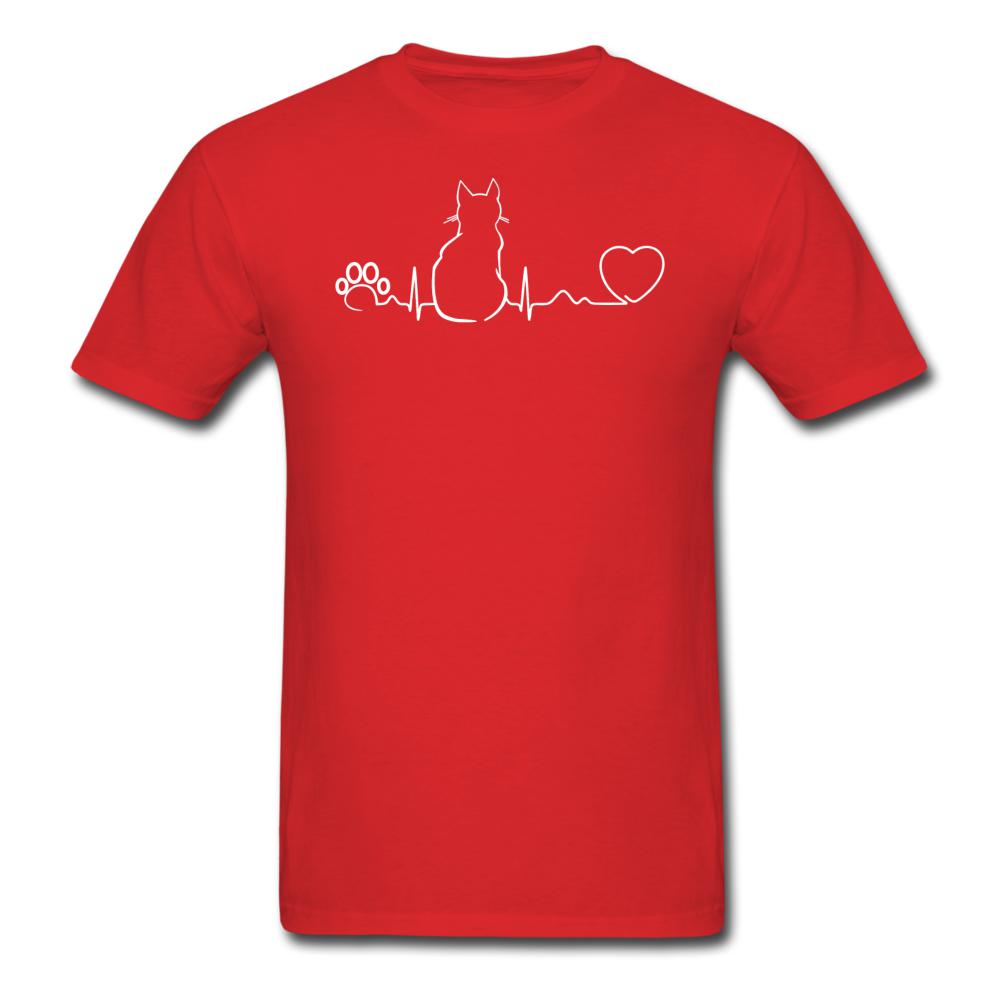 NOMV Cat Pulse Unisex T-Shirt-NOMV-I love Veterinary