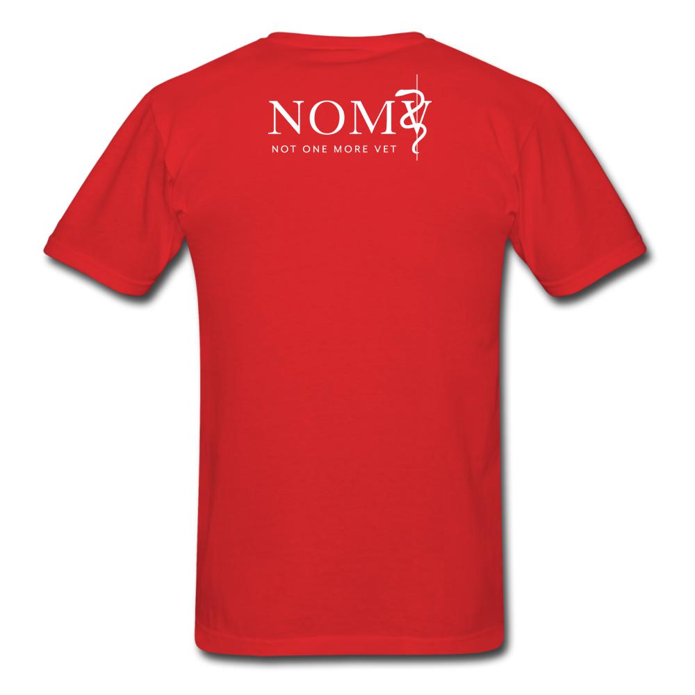 NOMV Cat Pulse Unisex T-Shirt-NOMV-I love Veterinary