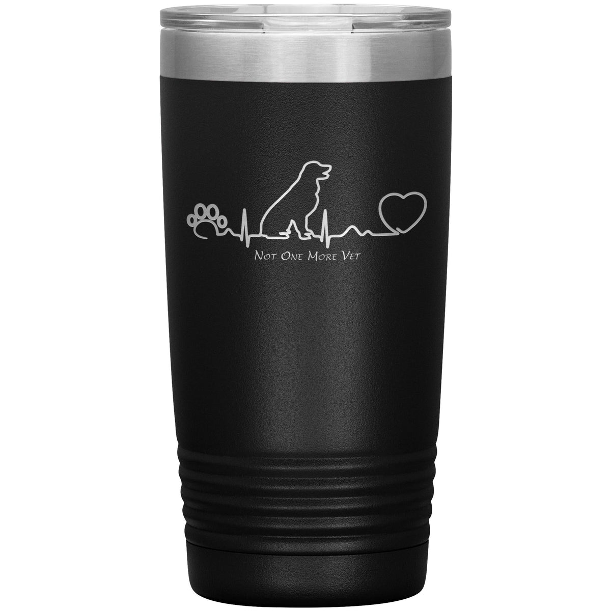 NOMV Dog Heartbeat 20 oz Vacuum Tumbler-NOMV-I love Veterinary