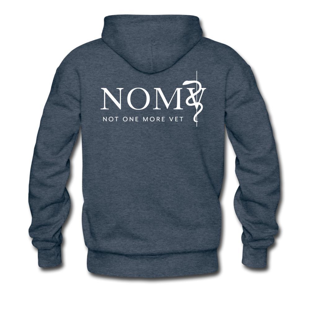 NOMV Fur, Slobber, Scratches Men’s Premium Hoodie-NOMV-I love Veterinary