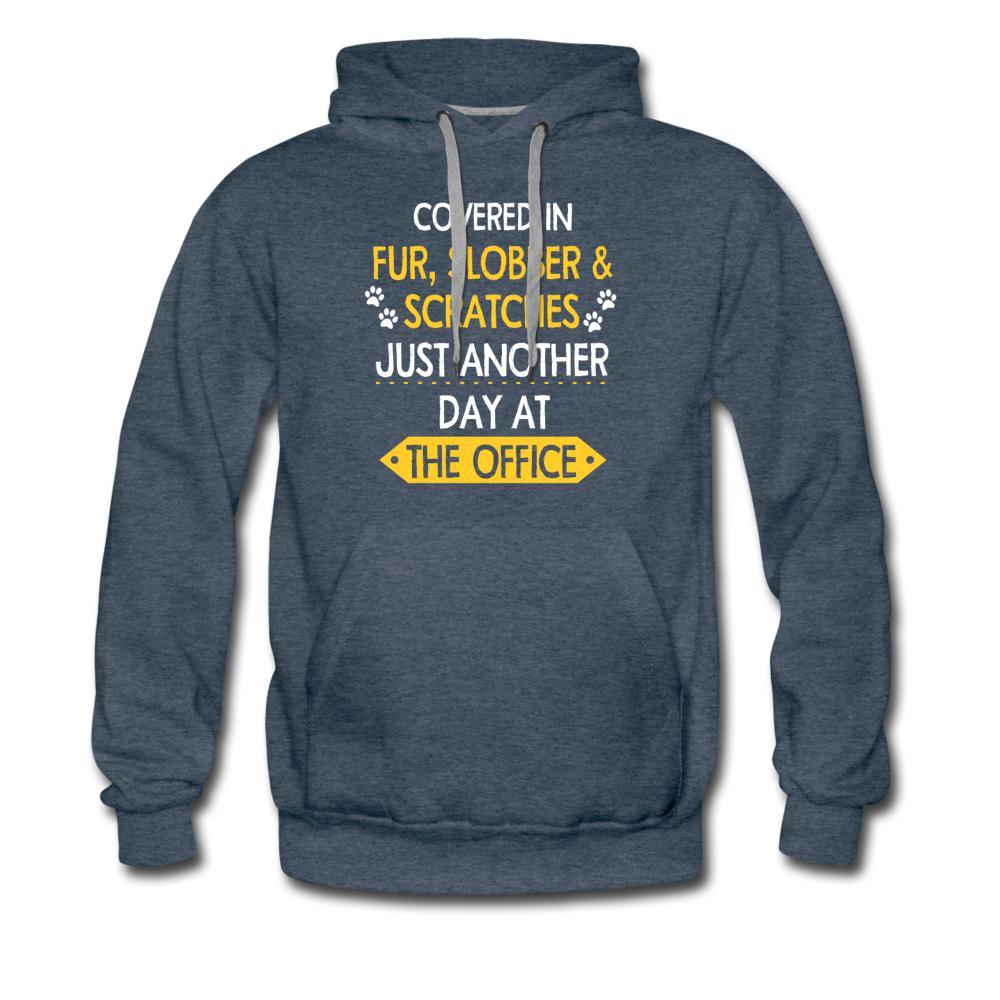 NOMV Fur, Slobber, Scratches Men’s Premium Hoodie-NOMV-I love Veterinary