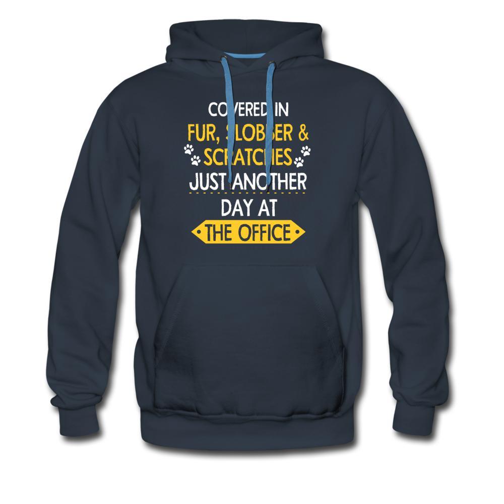 NOMV Fur, Slobber, Scratches Men’s Premium Hoodie-NOMV-I love Veterinary