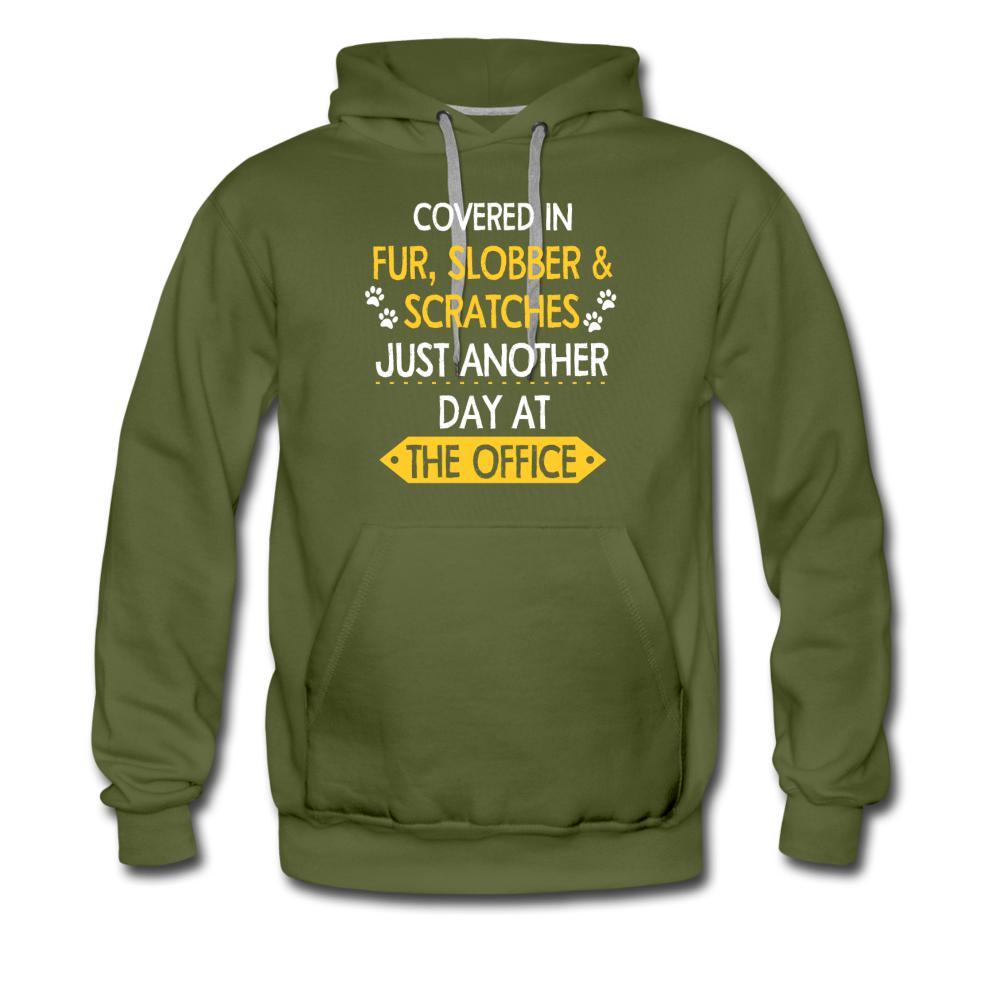 NOMV Fur, Slobber, Scratches Men’s Premium Hoodie-NOMV-I love Veterinary