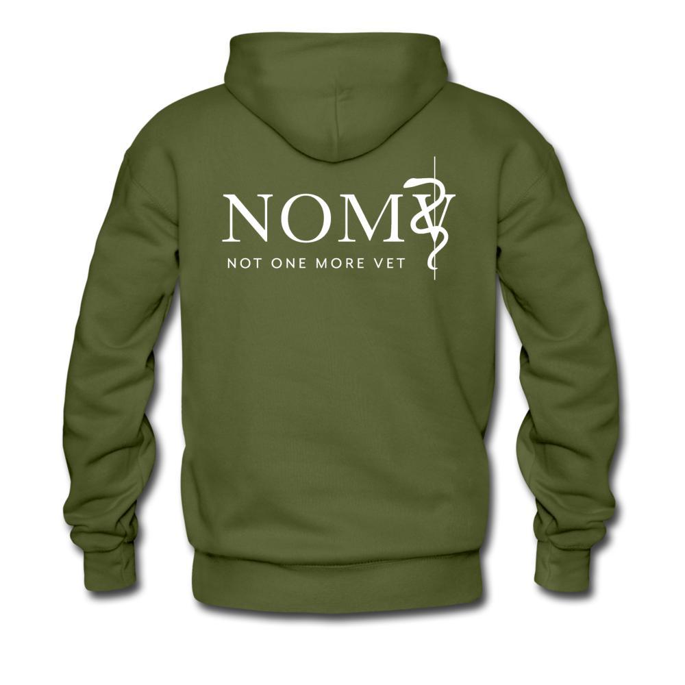NOMV Fur, Slobber, Scratches Men’s Premium Hoodie-NOMV-I love Veterinary