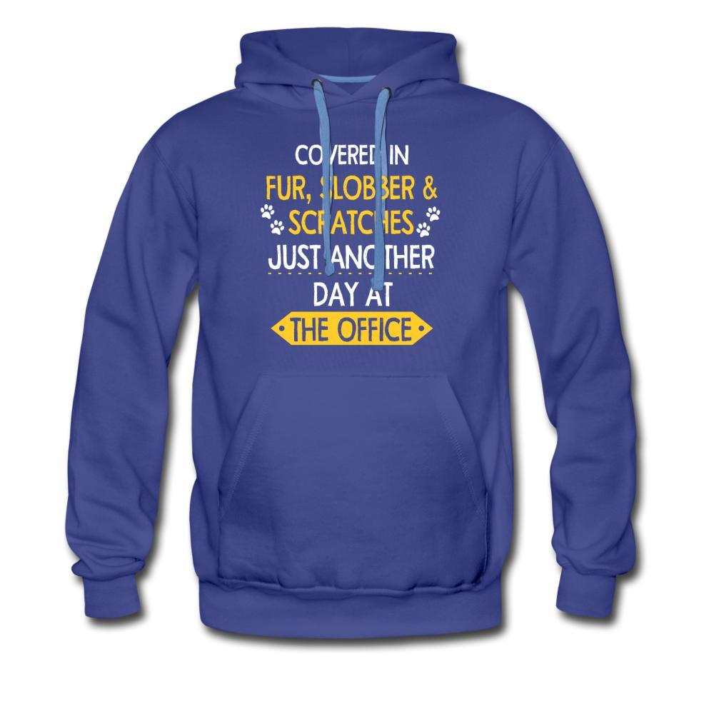 NOMV Fur, Slobber, Scratches Men’s Premium Hoodie-NOMV-I love Veterinary