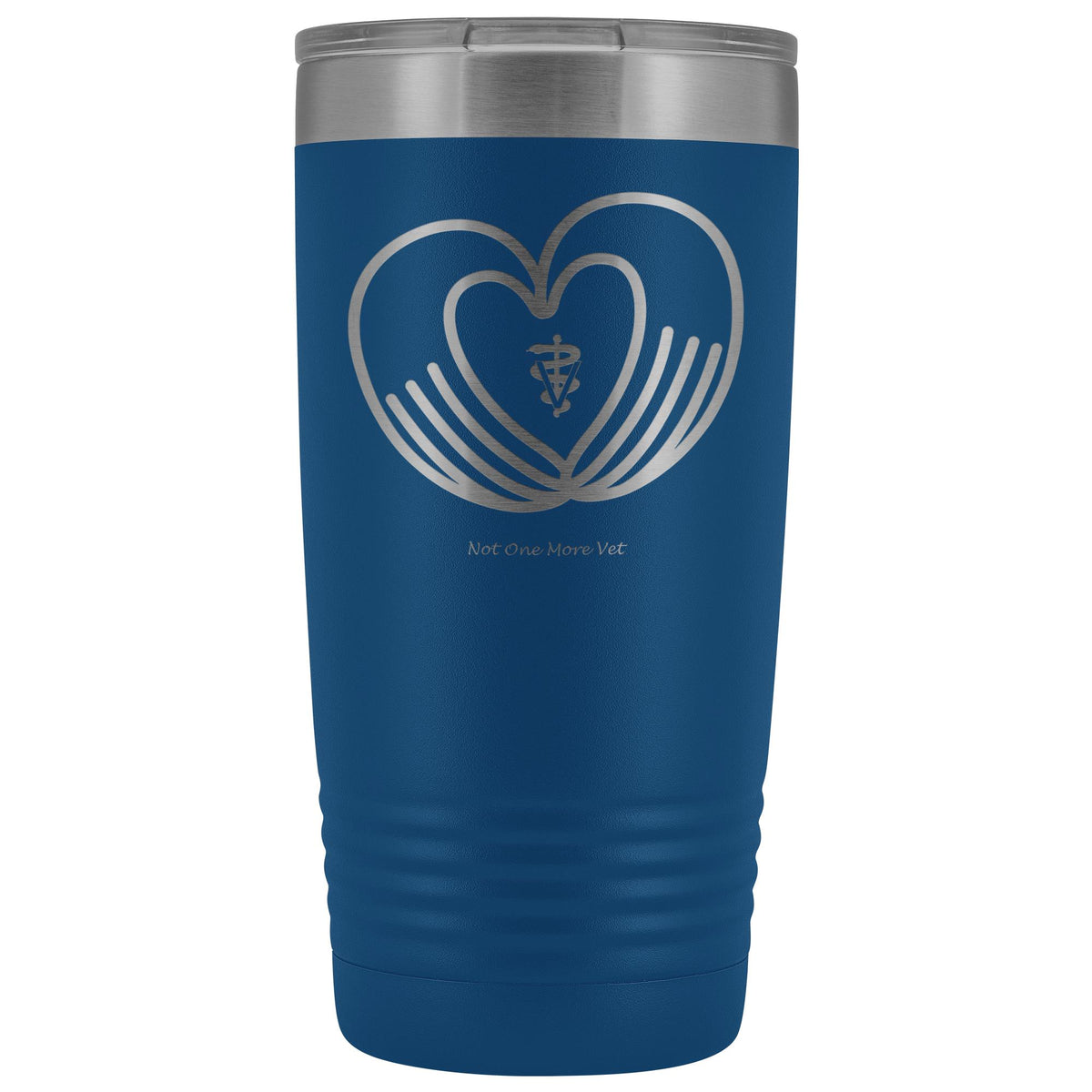 NOMV Heart made of hands 20 oz Vacuum Tumbler-NOMV-I love Veterinary