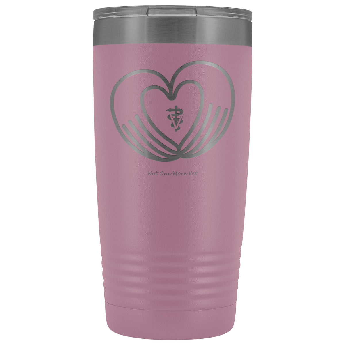 NOMV Heart made of hands 20 oz Vacuum Tumbler-NOMV-I love Veterinary
