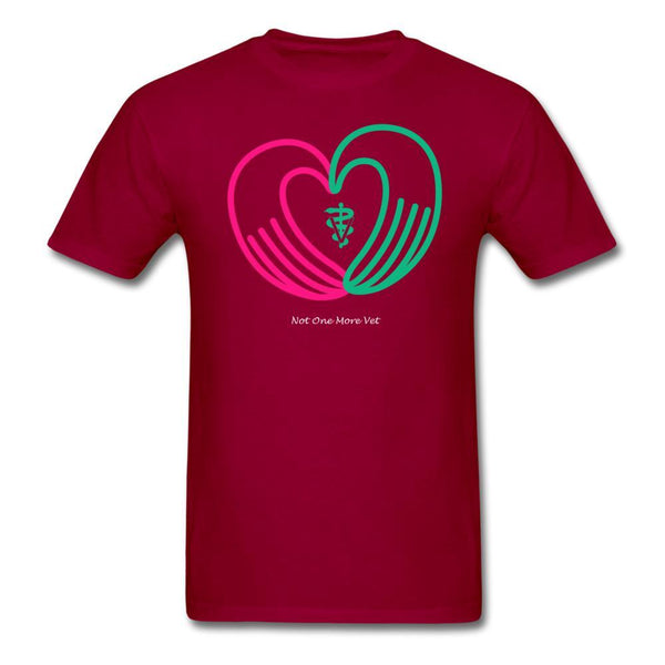 NOMV Heart made of hands Unisex T-Shirt-NOMV-I love Veterinary