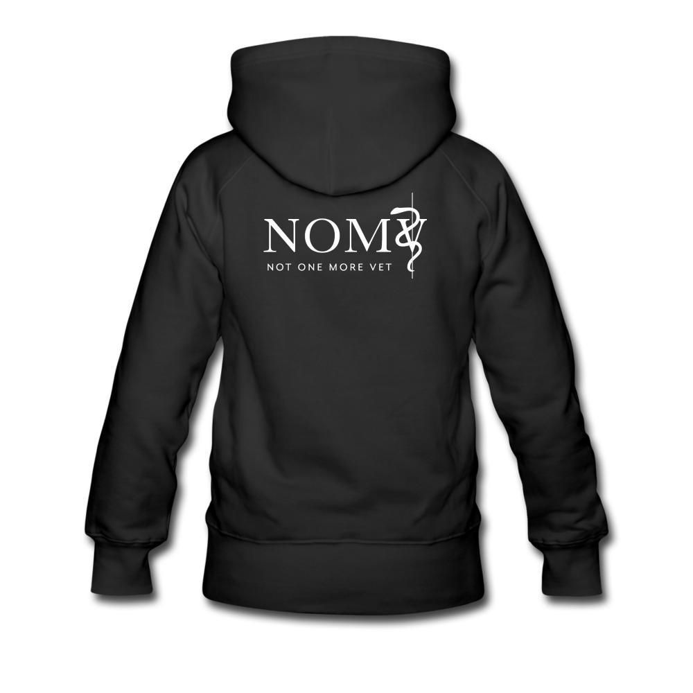 NOMV Not every superhero wears a cape Women’s Premium Hoodie-NOMV-I love Veterinary