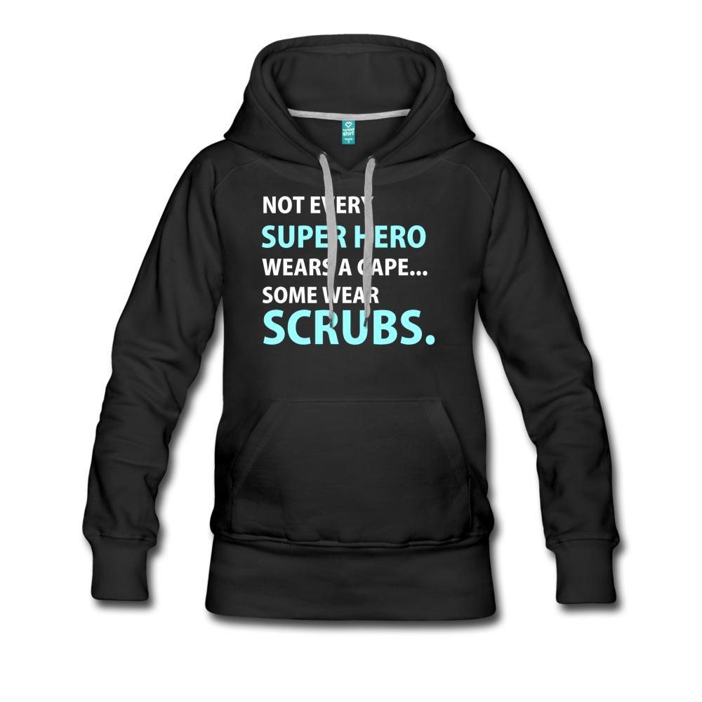 NOMV Not every superhero wears a cape Women’s Premium Hoodie-NOMV-I love Veterinary