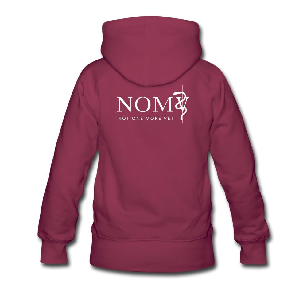 NOMV Not every superhero wears a cape Women’s Premium Hoodie-NOMV-I love Veterinary