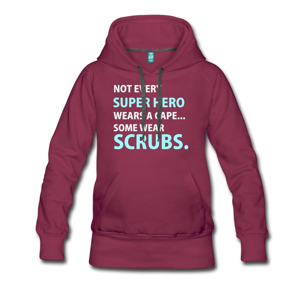NOMV Not every superhero wears a cape Women’s Premium Hoodie-NOMV-I love Veterinary