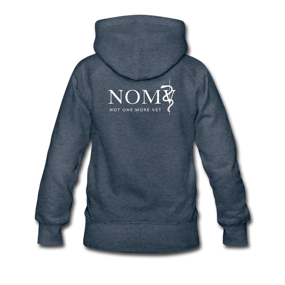 NOMV Not every superhero wears a cape Women’s Premium Hoodie-NOMV-I love Veterinary