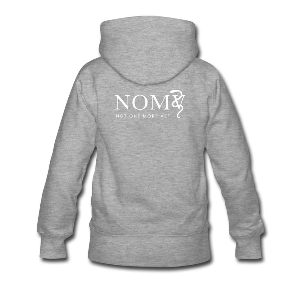 NOMV Not every superhero wears a cape Women’s Premium Hoodie-NOMV-I love Veterinary