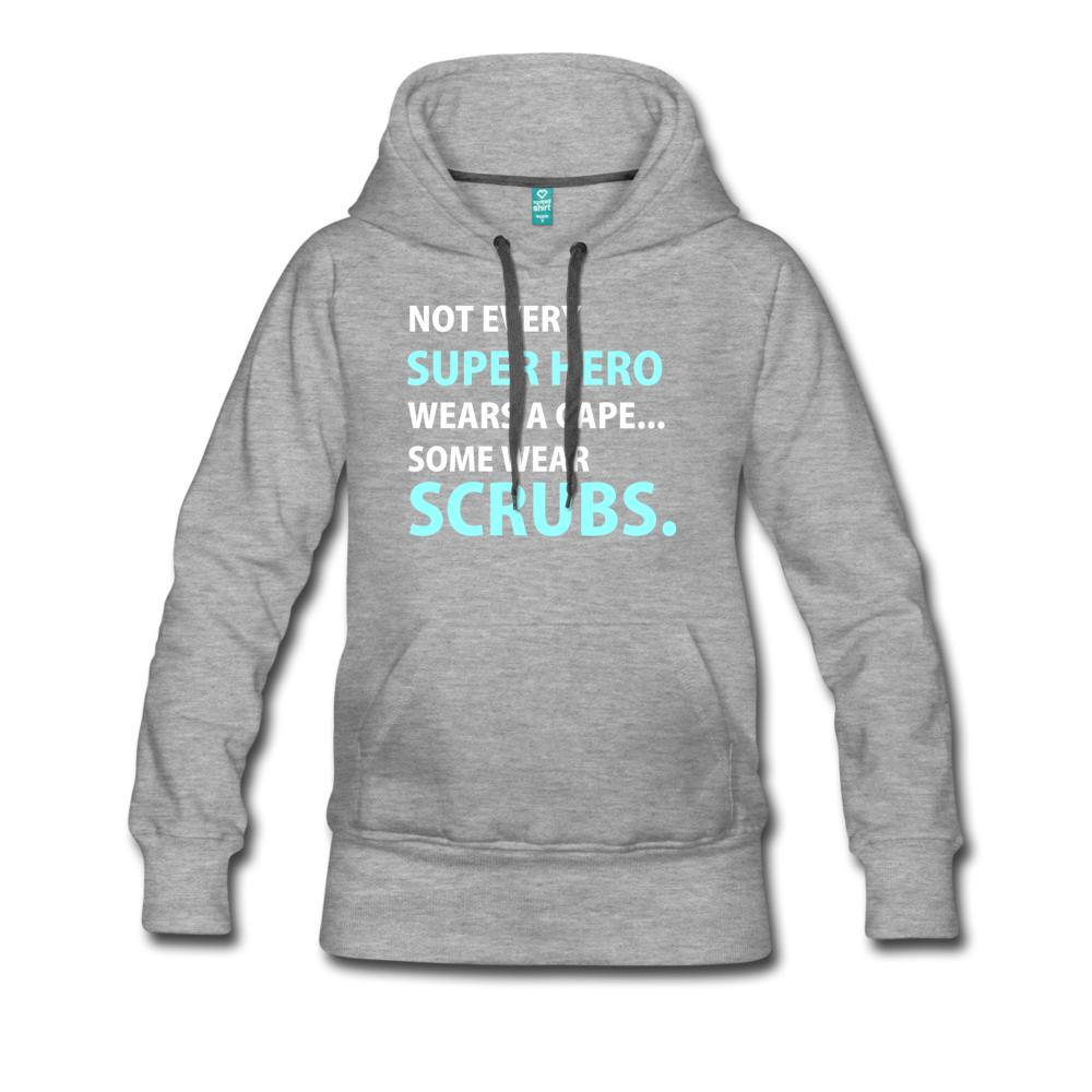 NOMV Not every superhero wears a cape Women’s Premium Hoodie-NOMV-I love Veterinary