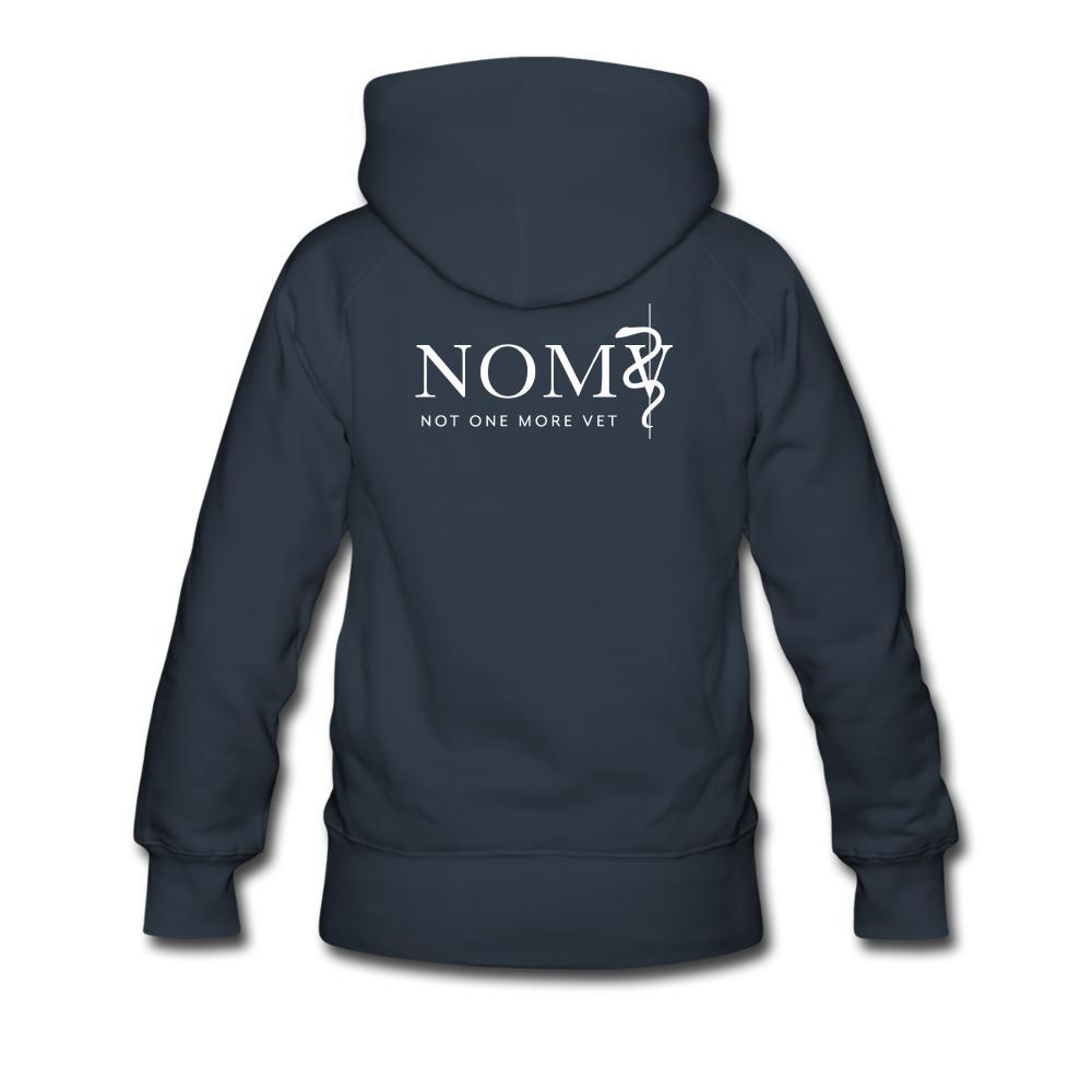 NOMV Not every superhero wears a cape Women’s Premium Hoodie-NOMV-I love Veterinary