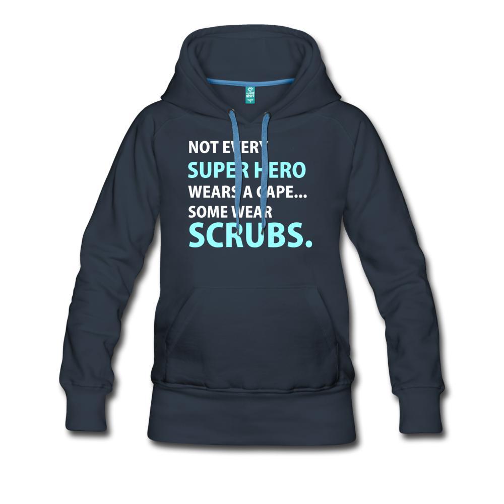 NOMV Not every superhero wears a cape Women’s Premium Hoodie-NOMV-I love Veterinary