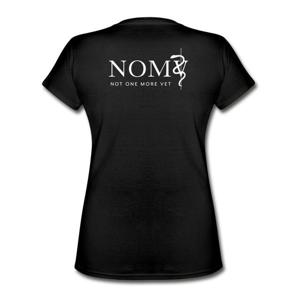 NOMV Not every superhero wears a cape Women's V-Neck T-Shirt-NOMV-I love Veterinary
