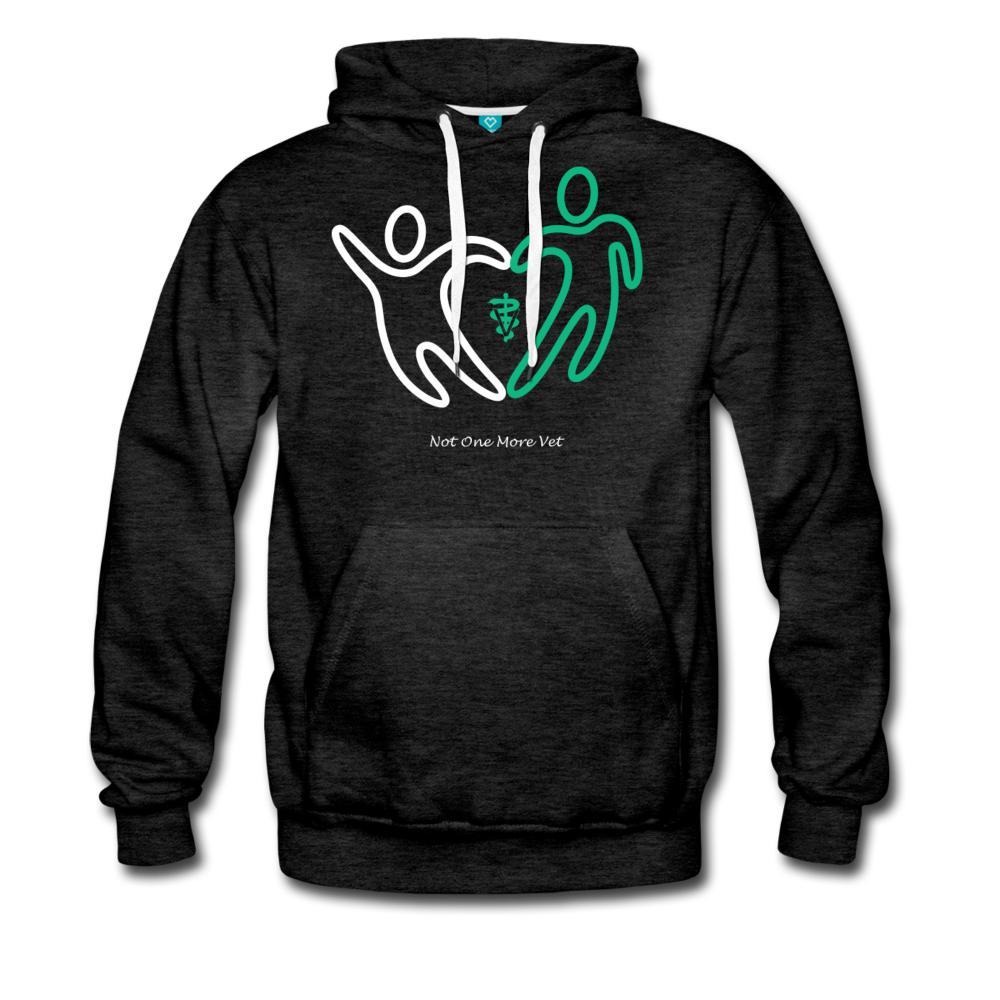 NOMV People make a heart Men’s Premium Hoodie-NOMV-I love Veterinary