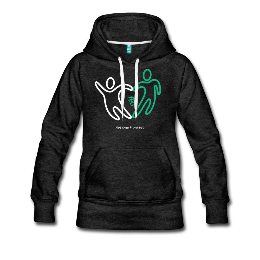 NOMV People make a heart Women’s Premium Hoodie-NOMV-I love Veterinary
