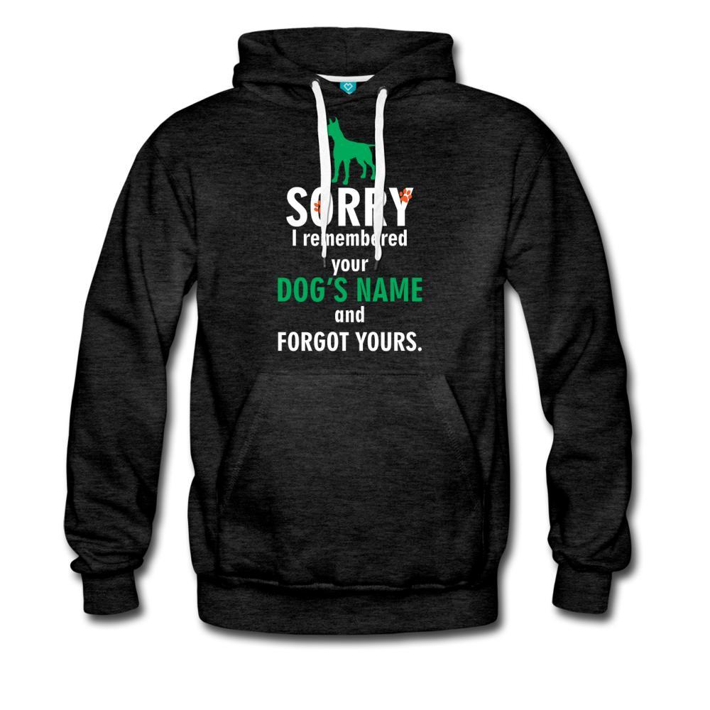 NOMV Sorry I remembered your dog's name Men’s Premium Hoodie-NOMV-I love Veterinary