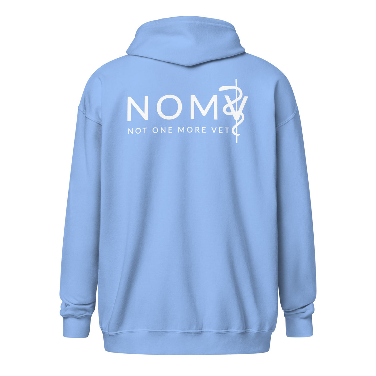 NOMV Unisex heavy blend zip hoodie-NOMV-I love Veterinary
