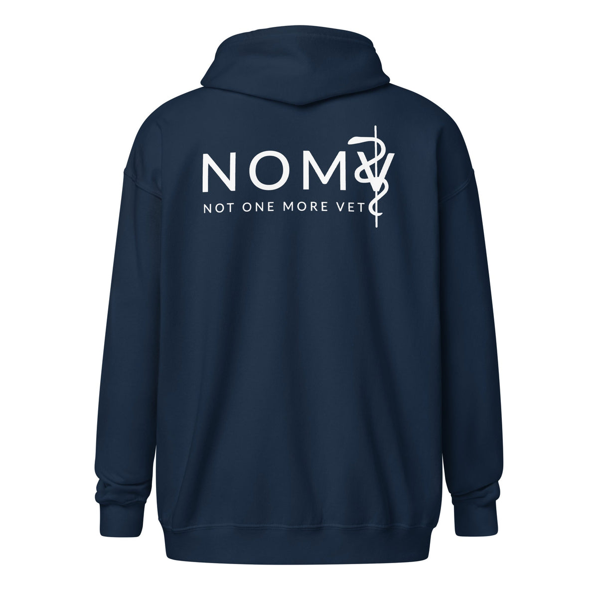 NOMV Unisex heavy blend zip hoodie-NOMV-I love Veterinary