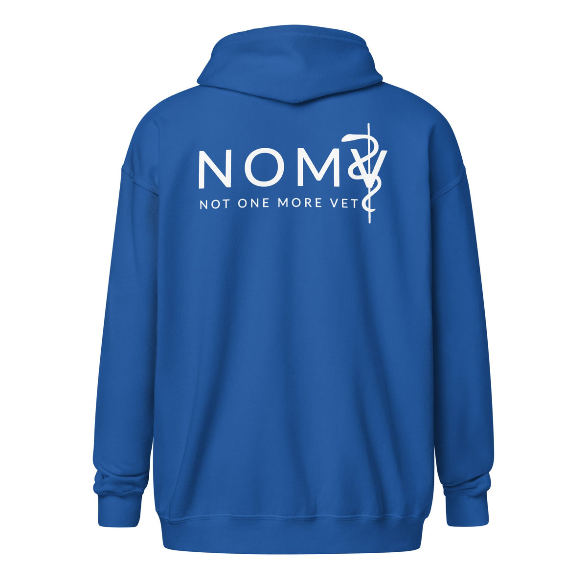 NOMV Unisex heavy blend zip hoodie-NOMV-I love Veterinary