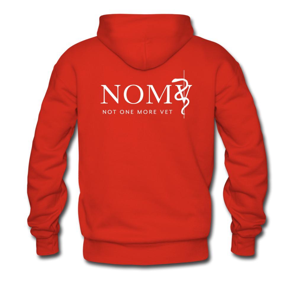 NOMV Vet Tech Can't fix crazy Men’s Premium Hoodie-NOMV-I love Veterinary