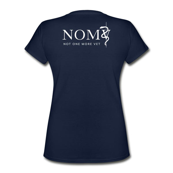 Buy Blue V Neck T-shirt for Women, ONLY