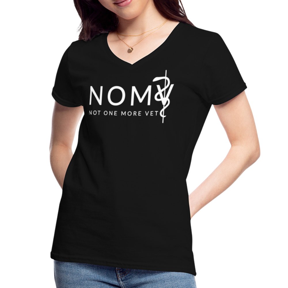 NOMV Women's V-Neck T-Shirt-NOMV-I love Veterinary