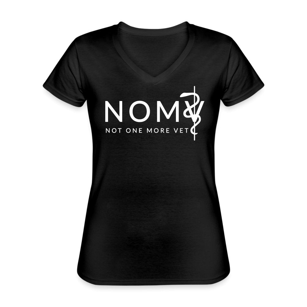 NOMV Women's V-Neck T-Shirt-NOMV-I love Veterinary
