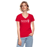 NOMV Women's V-Neck T-Shirt-Women's V-Neck T-Shirt | Fruit of the Loom L39VR-I love Veterinary