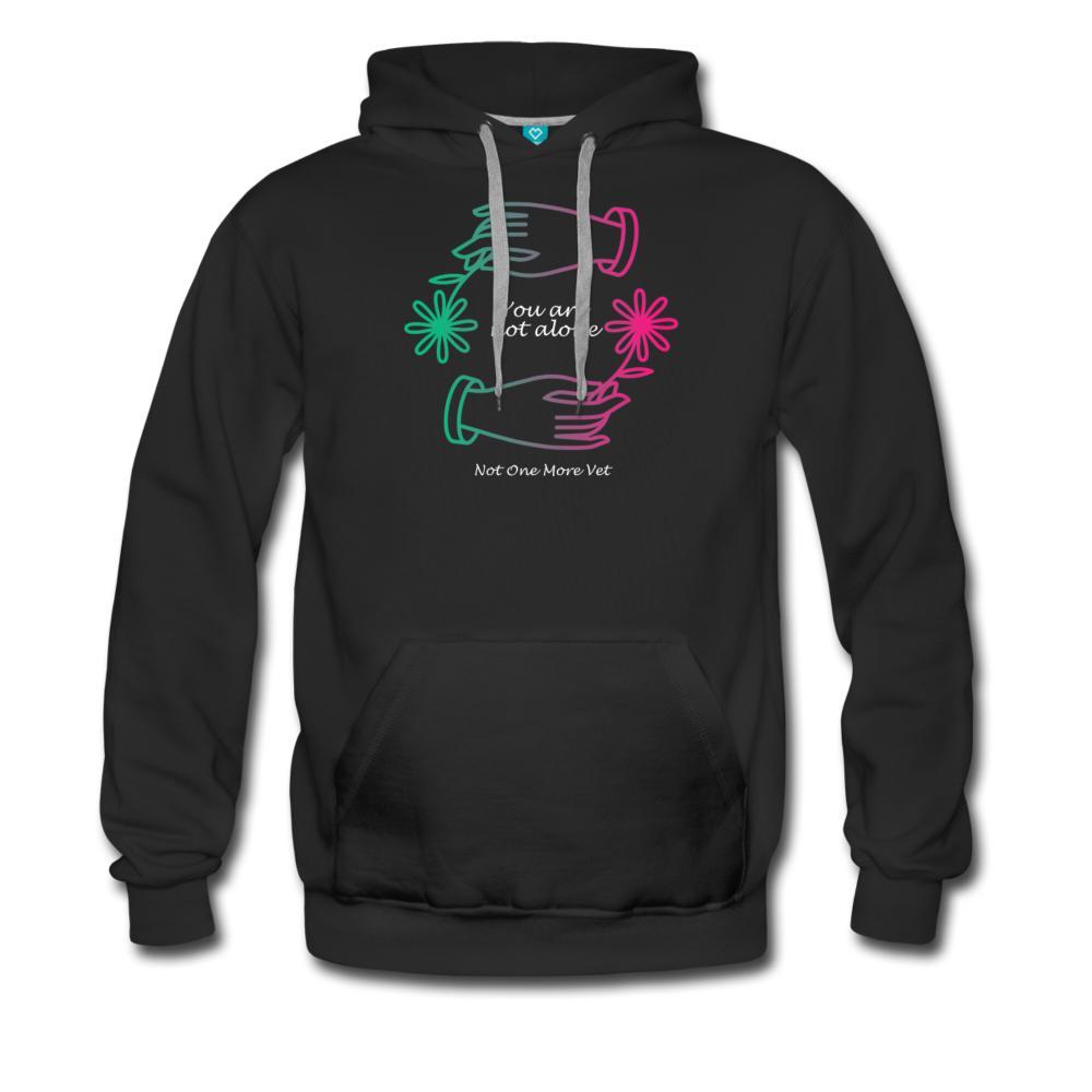 NOMV You are not alone Men’s Premium Hoodie-NOMV-I love Veterinary