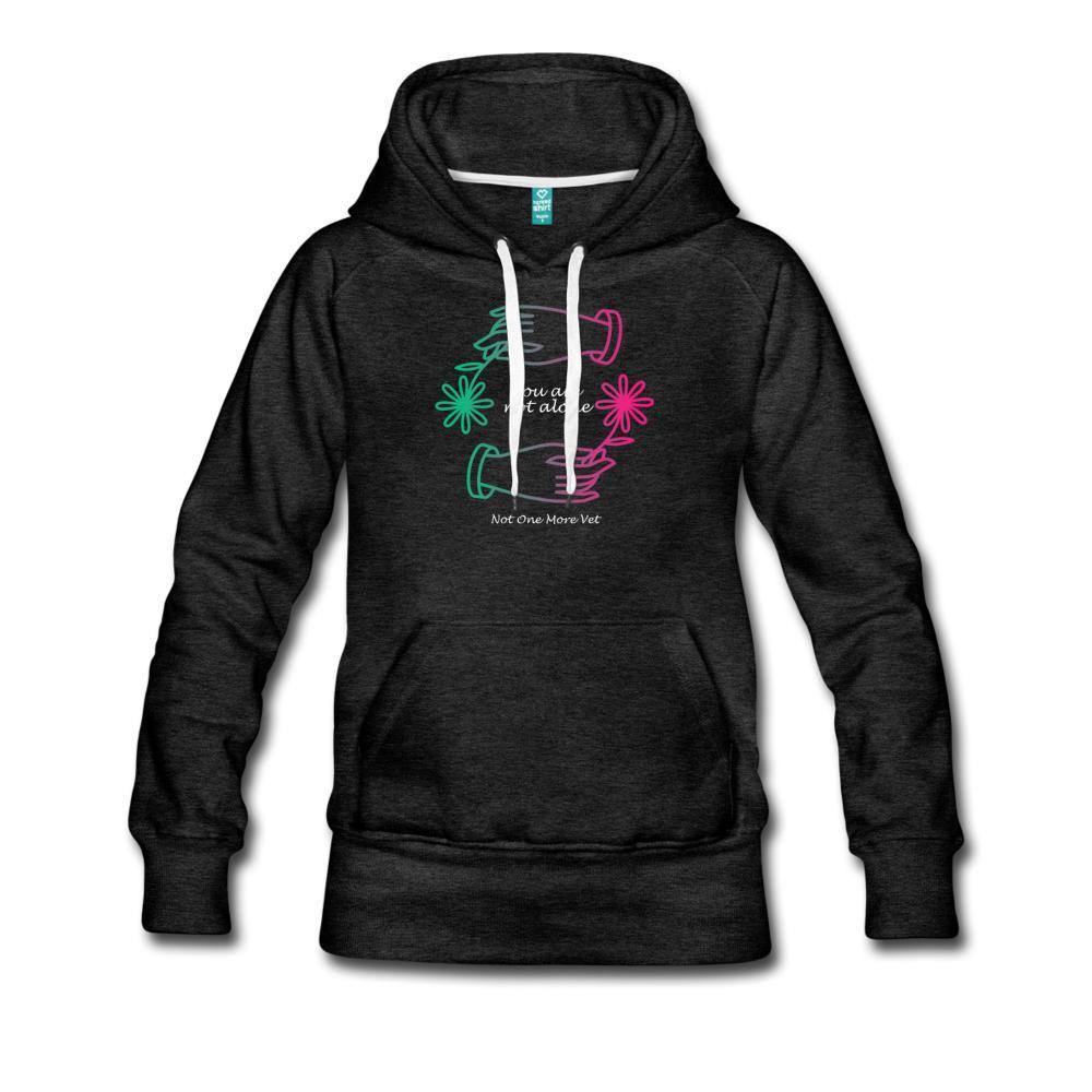 NOMV You are not alone Women’s Premium Hoodie-NOMV-I love Veterinary