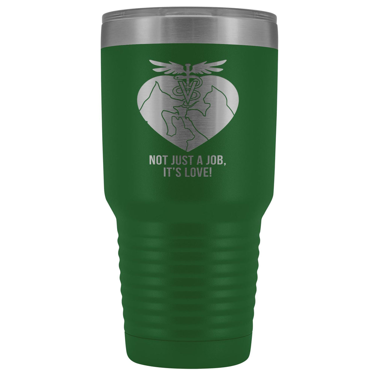 Not just a job, it's love 30oz Vacuum Tumbler-Tumblers-I love Veterinary