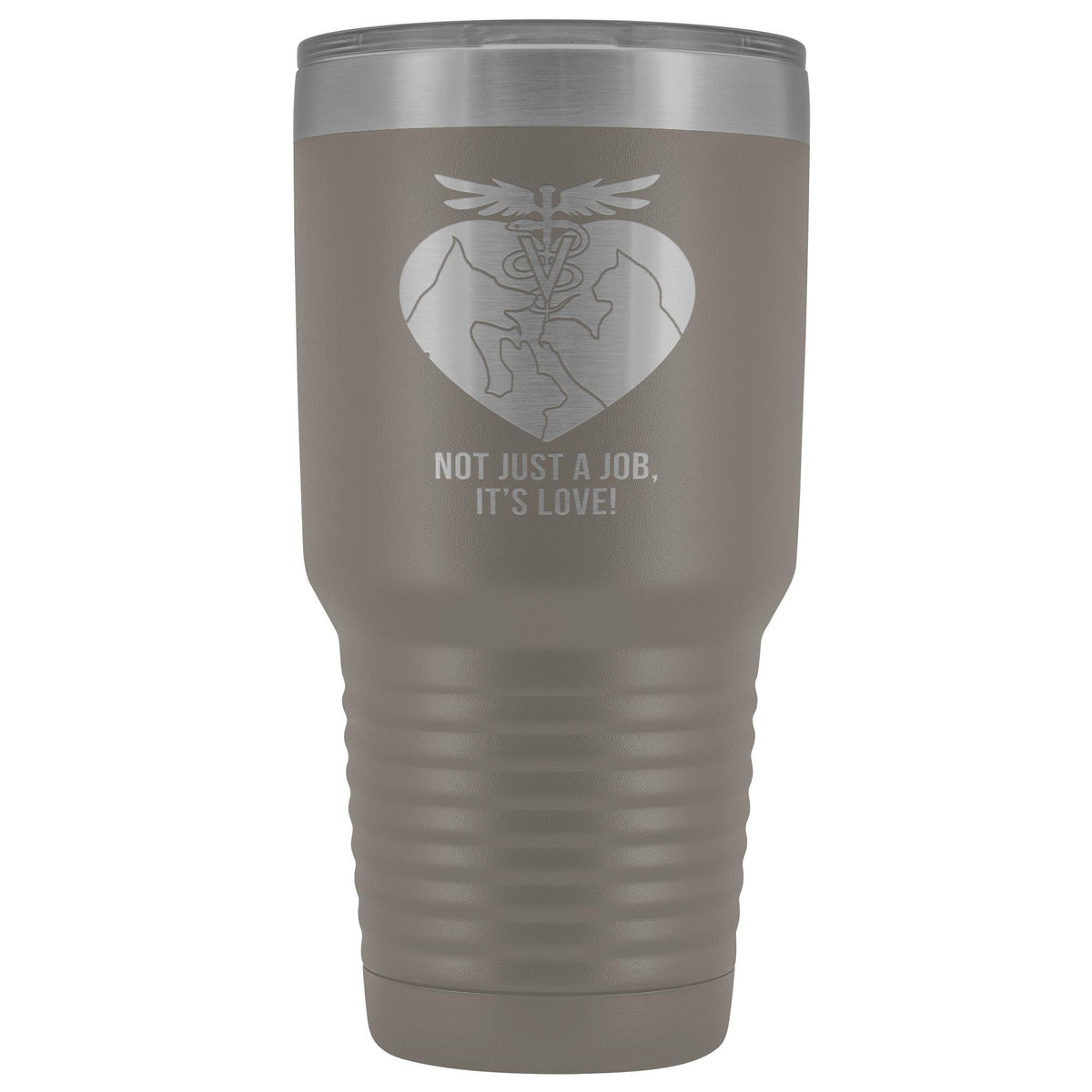 Not just a job, it's love 30oz Vacuum Tumbler-Tumblers-I love Veterinary