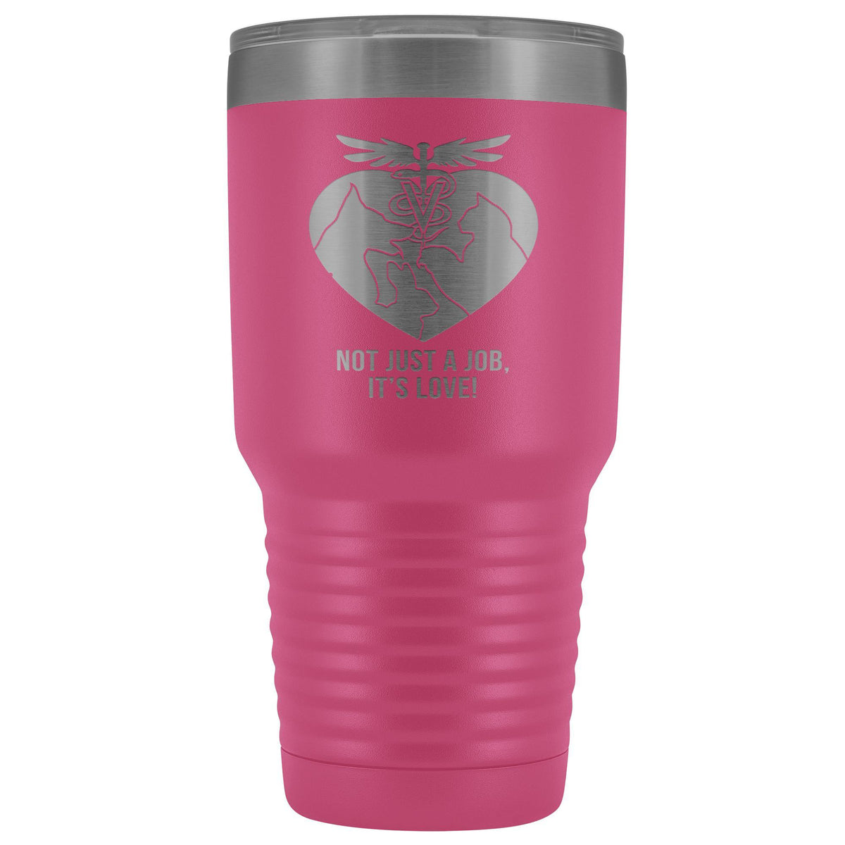 Not just a job, it's love 30oz Vacuum Tumbler-Tumblers-I love Veterinary